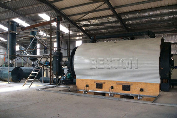 Batch Operating Pyrolysis Plant