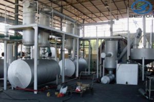 waste plastic recycling plant