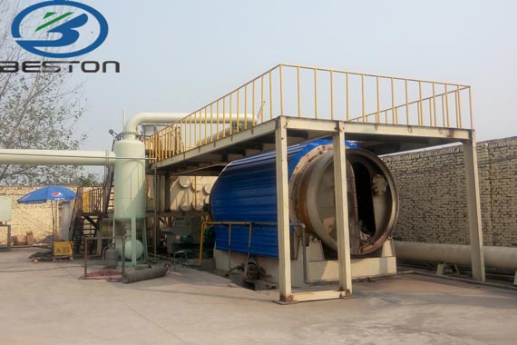 waste tire pyrolysis plant