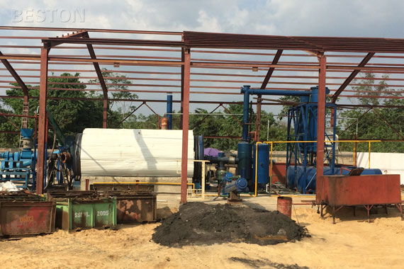 Semi-continuous Operating Pyrolysis Plant