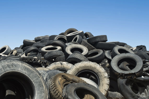 waste tyres