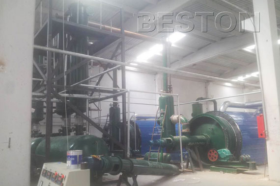 Beston tyre pyrolysis plants