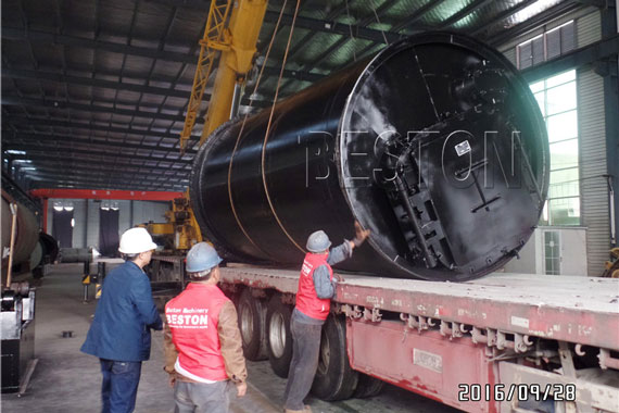 Beston Waste Pyrolysis Plant Shipped to Korea